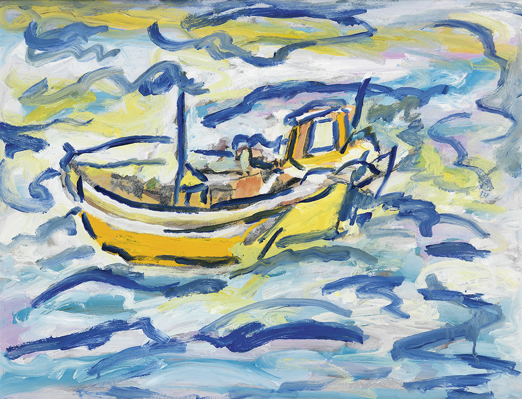 BEAUFORD DELANEY (1901 - 1979) Untitled (Fishing Boat).